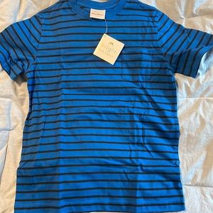 Striped blue T-shirt